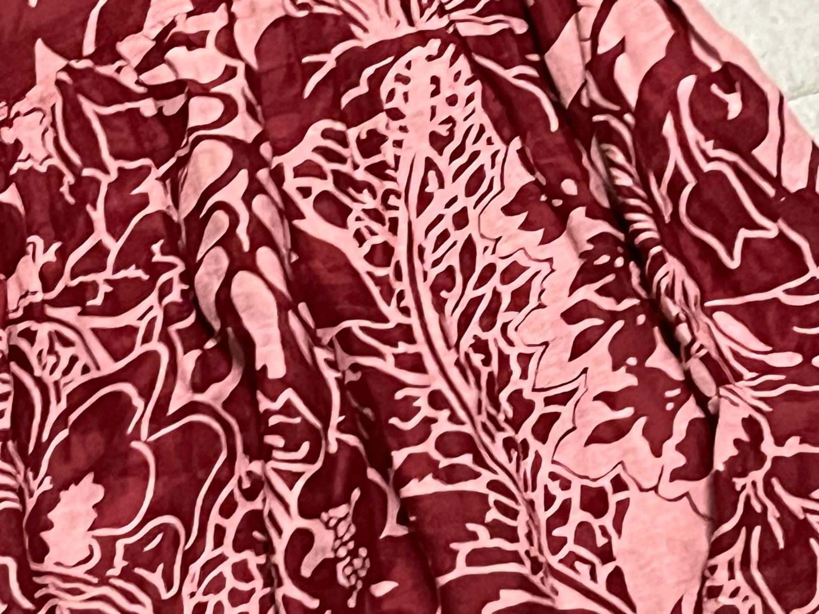 Saia de algodão e seda estampada – photo 19